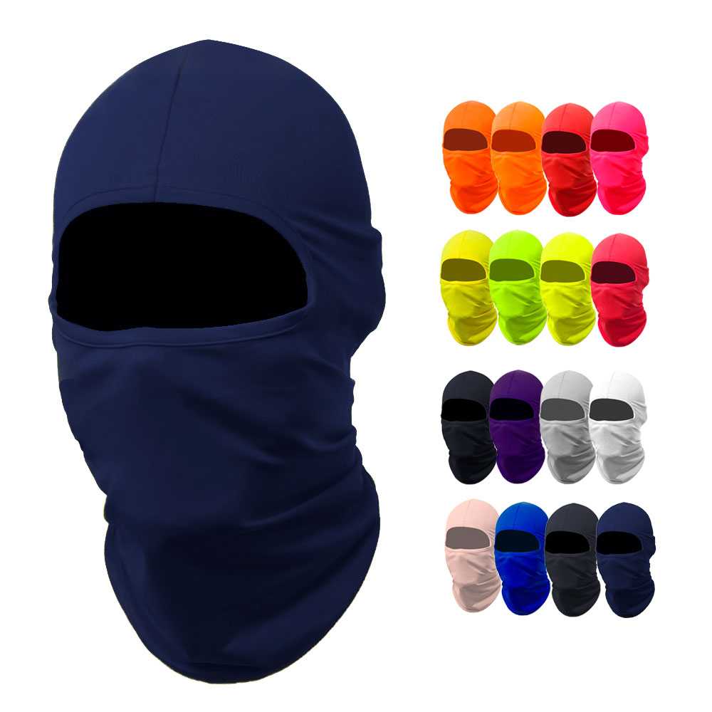 Pasamontañas Bufanda Protector UV Azul Marino para Deportes al Aire Libre Esqui Dias Frios Invierno Airsoft Paintball