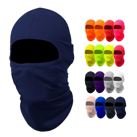 Pasamontañas Bufanda Protector UV Azul Marino para Deportes al Aire Libre Esqui Dias Frios Invierno Airsoft Paintball
