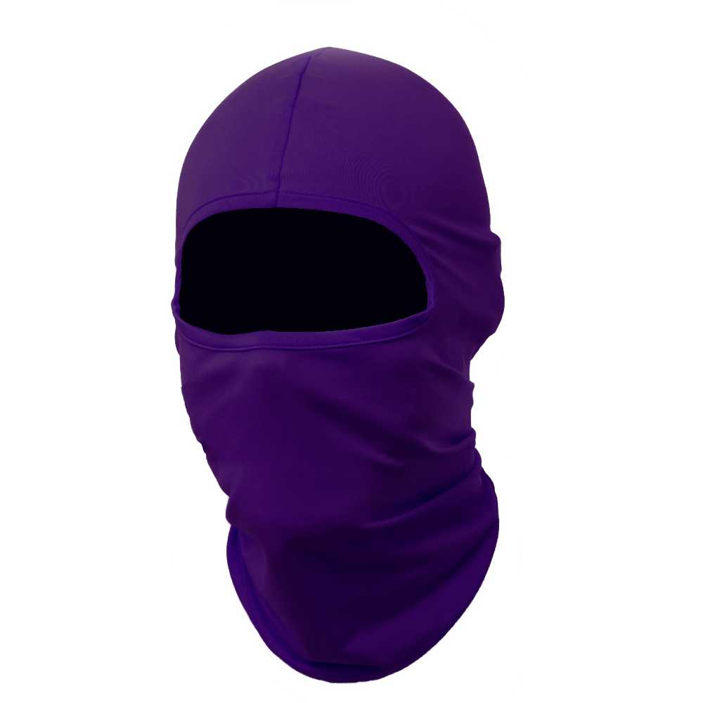 Pasamontañas Bufanda Protector UV Morado para Deportes al Aire Libre Esqui Dias Frios Invierno Airsoft Paintball