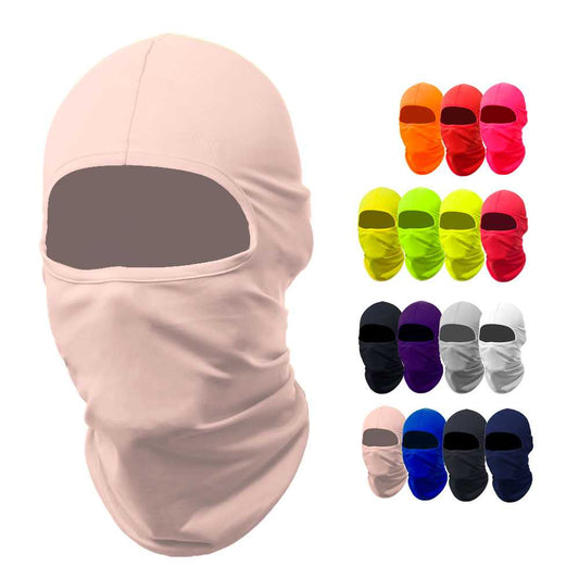 Pasamontañas Bufanda Protector UV Rosa Claro para Deportes al Aire Libre Esqui Dias Frios Invierno Airsoft Paintball