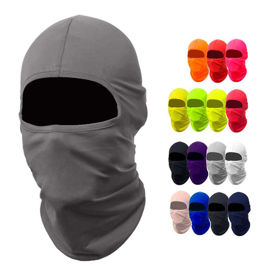 Pasamontañas Bufanda Protector UV Gris Oscuro para Deportes al Aire Libre Esqui Dias Frios Invierno Airsoft Paintball