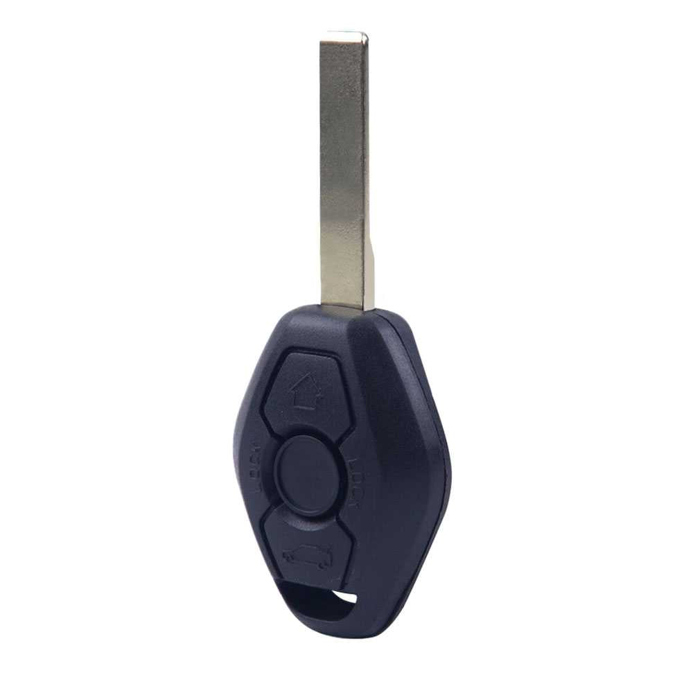 Carcasa Llave de Mando 3 Botones Compatible con BMW 1 3 5 6 7 Series X3 X5 Z3 Z4 E81 E46 E39 E60 E61 E63 E64 E38 E83 E53 E36/7 E36/8 E85 E86