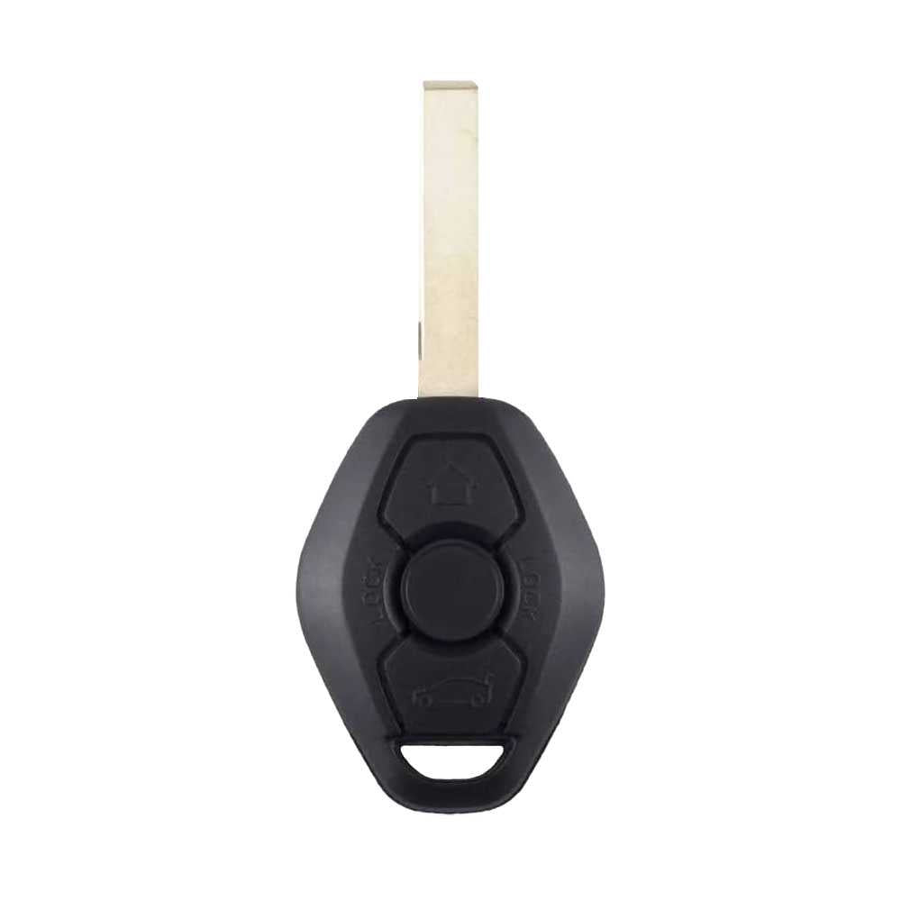 Carcasa Llave de Mando 3 Botones Compatible con BMW 1 3 5 6 7 Series X3 X5 Z3 Z4 E81 E46 E39 E60 E61 E63 E64 E38 E83 E53 E36/7 E36/8 E85 E86