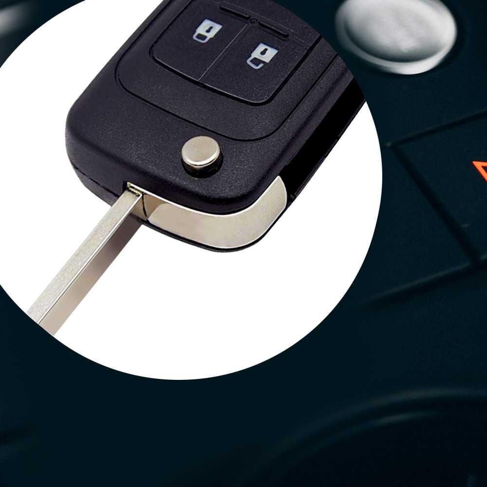 Carcasa Llave de Mando 3 Botones Compatible con Opel Astra Insignia Zafira