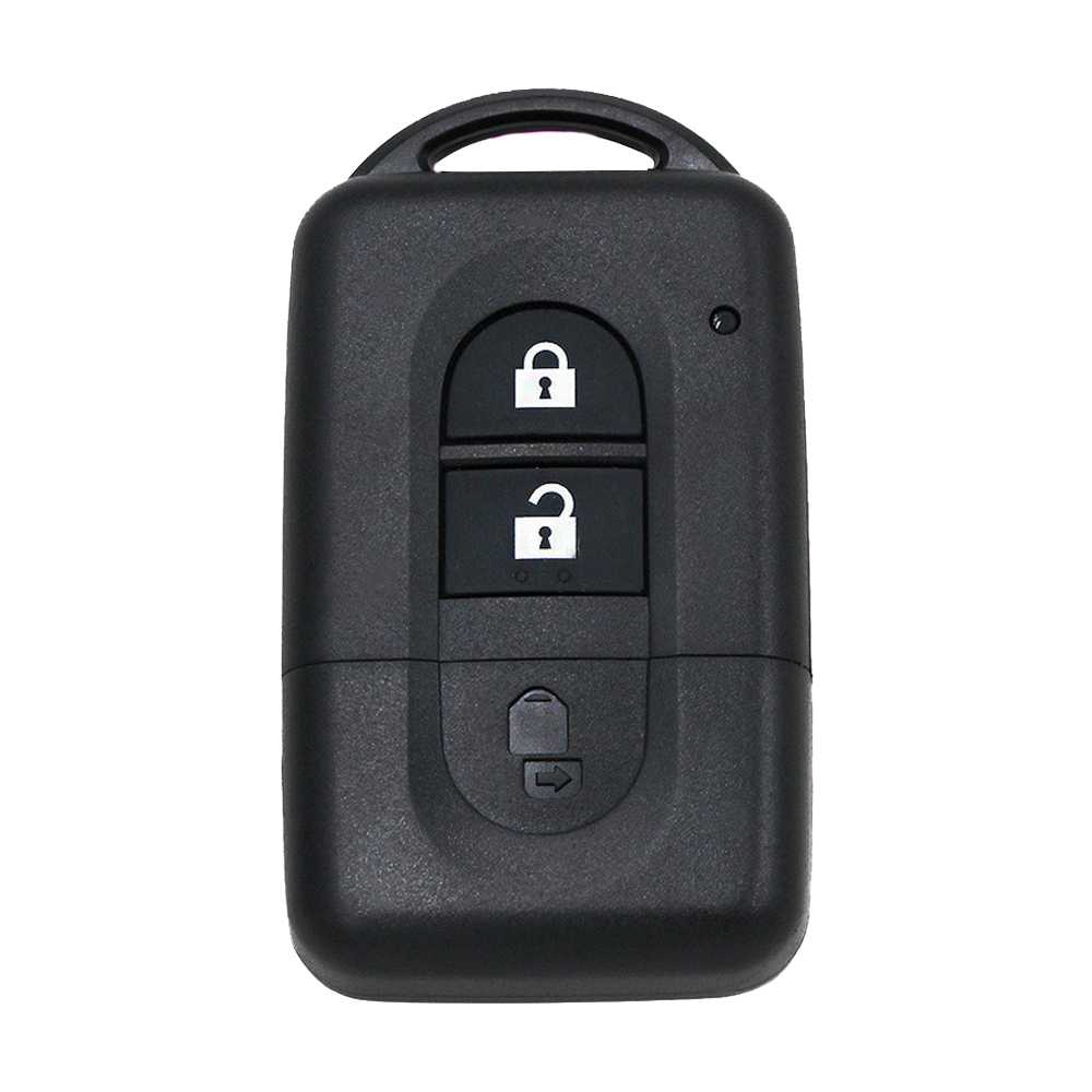 Carcasa Llave de Mando 2 Botones Compatible con Nissan Micra X-Trail Qashqai Juke Duke Navara Note Pathfinder