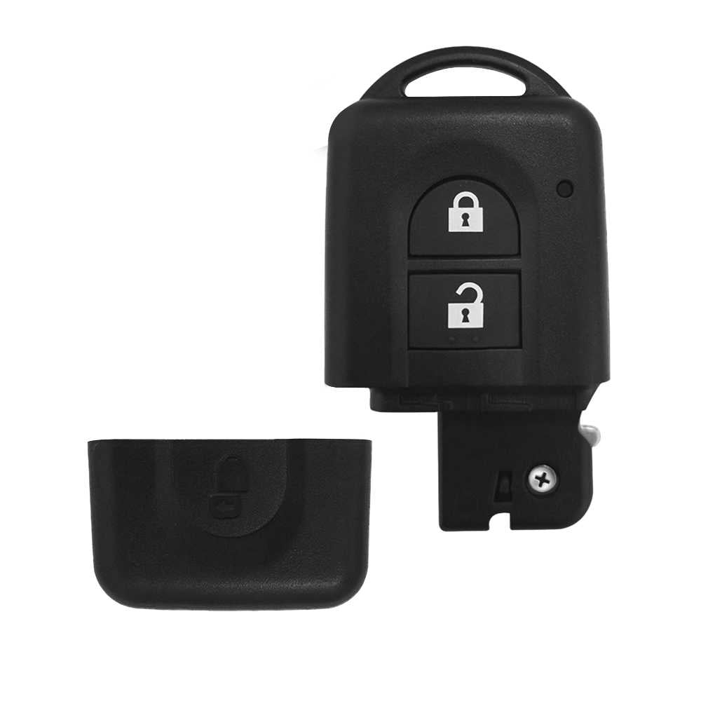 Carcasa Llave de Mando 2 Botones Compatible con Nissan Micra X-Trail Qashqai Juke Duke Navara Note Pathfinder