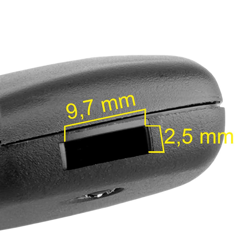 Carcasa Llave de Mando 2 Botones Compatible con Dacia Logan Sandero Duster Lodgy