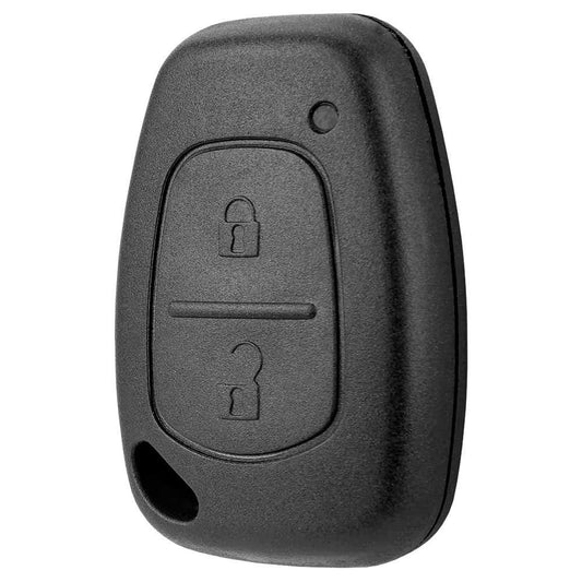 Carcasa Llave de Mando 2 Botones Compatible con Renault Trafic Master Nissan Interstar Primastar Kangoo Opel Vivaro