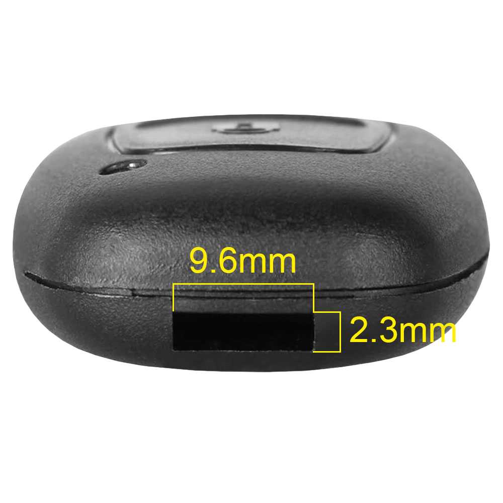 Carcasa Llave de Mando 2 Botones Compatible con Renault Trafic Master Nissan Interstar Primastar Kangoo Opel Vivaro