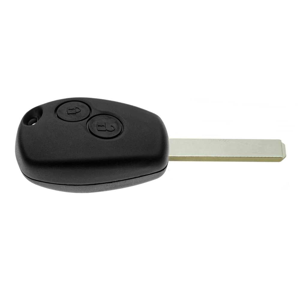 Carcasa Llave de Mando 2 Botones Compatible con Renault Duster Modus Clio Twingo Dacia Logan Sandero