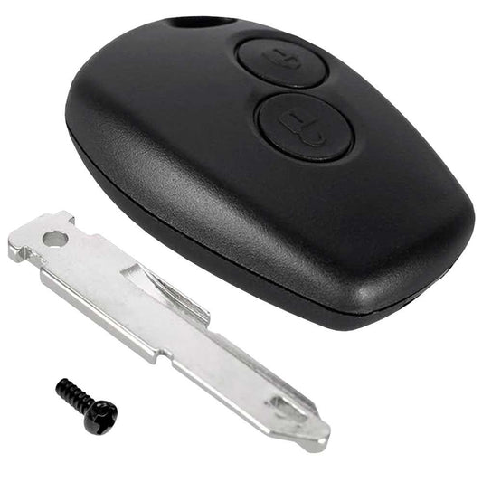 Carcasa Llave de Mando 2 Botones Compatible con Dacia Duster Logan Lodgy Sandero