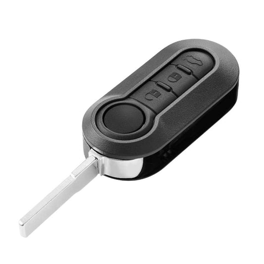 Carcasa Llave de Mando 3 Botones Compatible con Fiat 500 Punto Panda Doblò Fiorino Stilo Lancia Citroen Peugeot