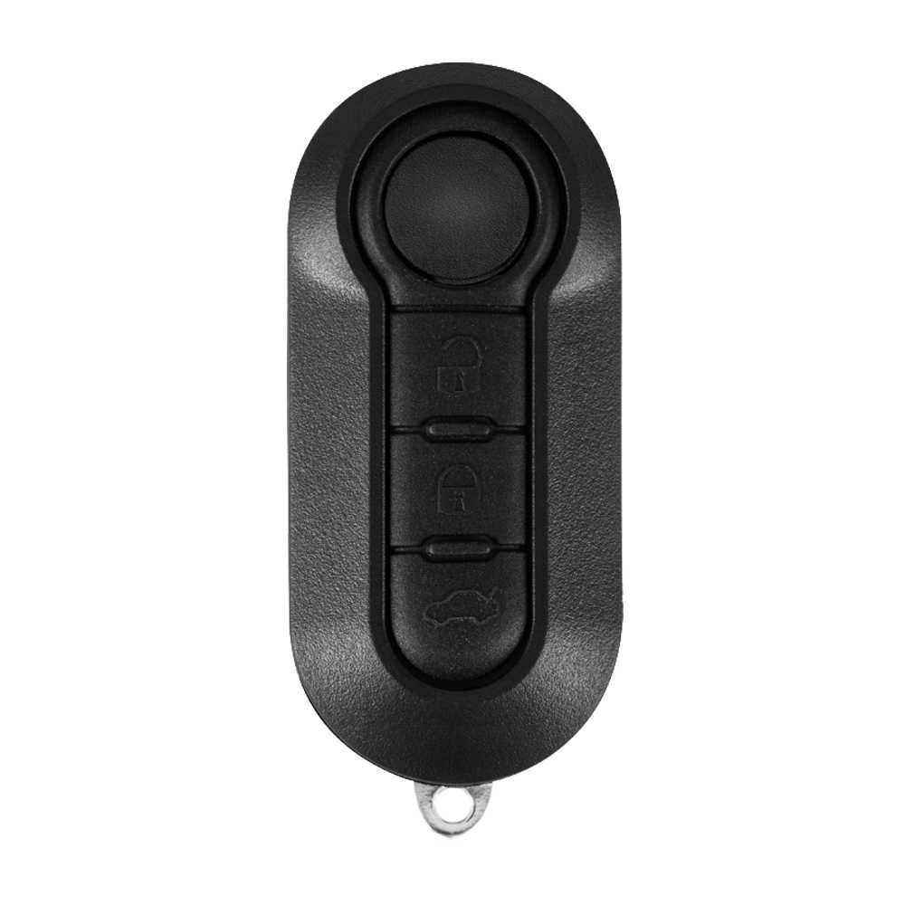 Carcasa Llave de Mando 3 Botones Compatible con Fiat 500 Punto Panda Doblò Fiorino Stilo Lancia Citroen Peugeot