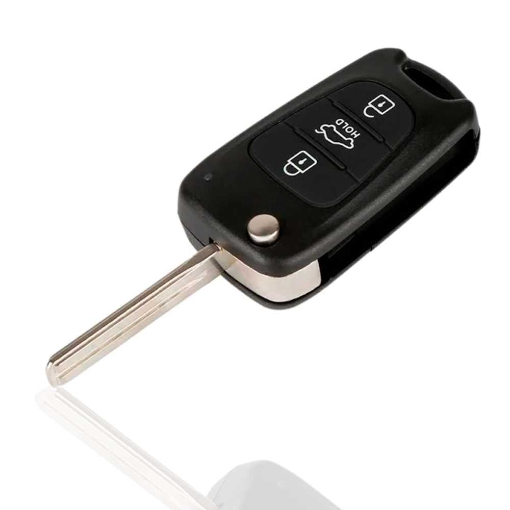 Carcasa Llave de Mando 3 Botones Compatible con KIA Rondo Sportage Soul
