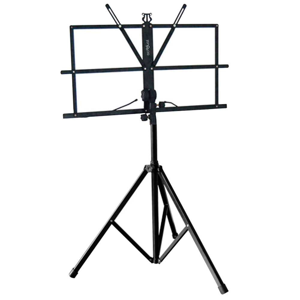 Atril Musica, Tripode, Atril Partituras, Soporte Portatil, Atril Plegable con Bolsa de Transporte, Orquesta, Faristol