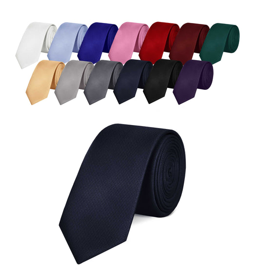 OcioDual Corbata Azul Marino, Corbata Hombre, Clásica, Elegante para Celebraciones, Eventos, Corbatas Bodas, Fiestas,