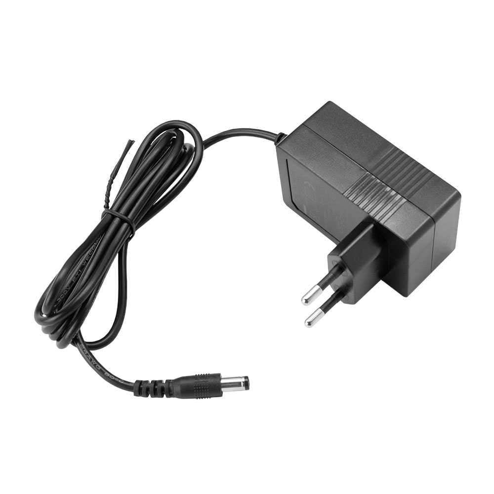 Adaptador de Corriente 12V 2A Conector DC 5.5mm, Fuente de Alimentación jack de conexión 5,5mm Exterior y 2,5mm Interno, Input 100-240V~50/60Hz 0.8A Max, Output 12V~2.0A