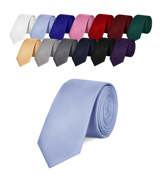 OcioDual Corbata Azul Celeste, Corbata Hombre, Clásica, Elegante para Celebraciones, Eventos, Corbatas Bodas, Fiestas,