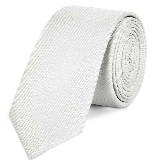 Corbata Blanca Clásica Hecha a mano, Elegante para Celebraciones, Eventos, Bodas, Fiestas y Business, Corbata de Hombre
