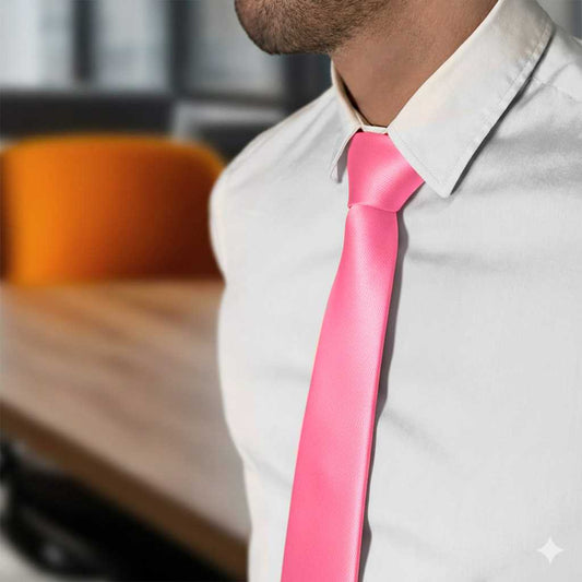 OcioDual Corbata Rosa Hombre, Corbatas de Hombre Modernas, Corbata Elegante Patrón Diagonal para Traje de Boda, Negocios,