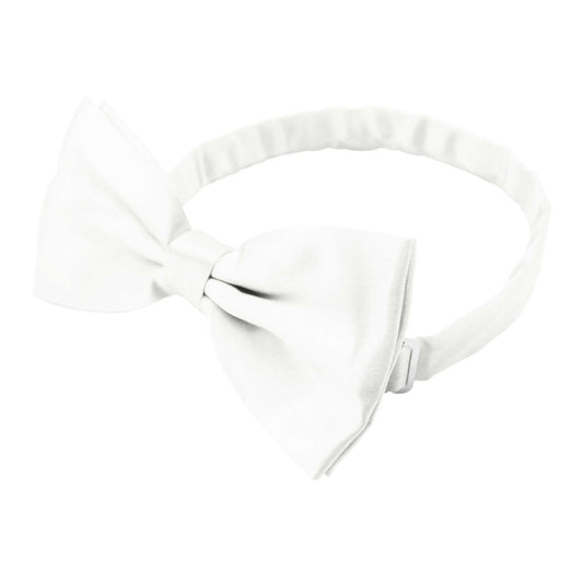 Pajarita Elegante para Hombre de color Nacar Diseño Unicolor con Cierre de Gancho Clip Ajustable, 12cm x 6cm, Celebraciones, Fiestas, Trabajo, Bodas y Eventos