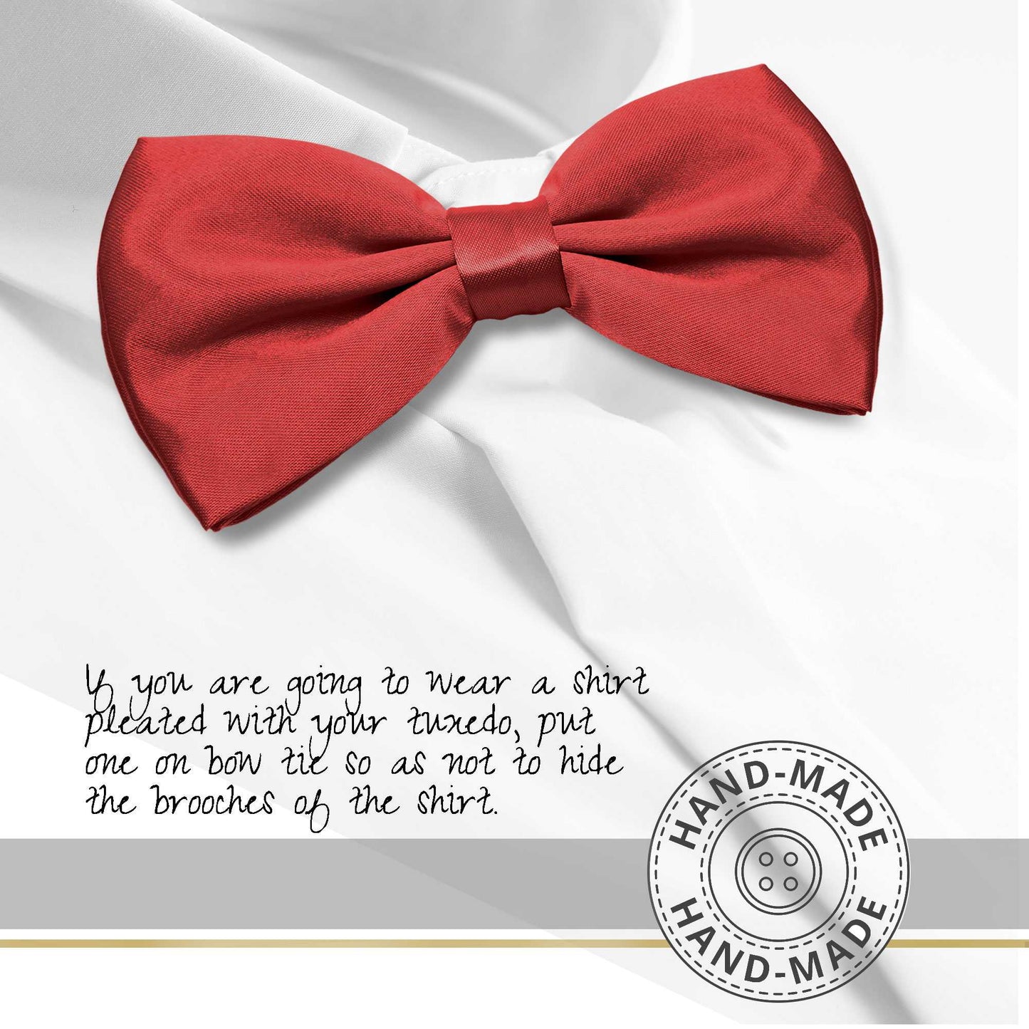 Pajarita Elegante para Hombre de color Granate Diseño Unicolor con Cierre de Gancho Clip Ajustable, 12cm x 6cm, Celebraciones, Fiestas, Trabajo, Bodas y Eventos
