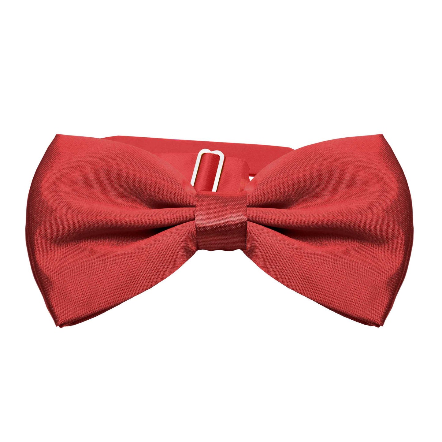 Pajarita Elegante para Hombre de color Granate Diseño Unicolor con Cierre de Gancho Clip Ajustable, 12cm x 6cm, Celebraciones, Fiestas, Trabajo, Bodas y Eventos