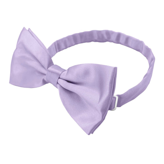Pajarita Elegante para Hombre de color Lavanda Diseño Unicolor con Cierre de Gancho Clip Ajustable, 12cm x 6cm, Celebraciones, Fiestas, Trabajo, Bodas y Eventos