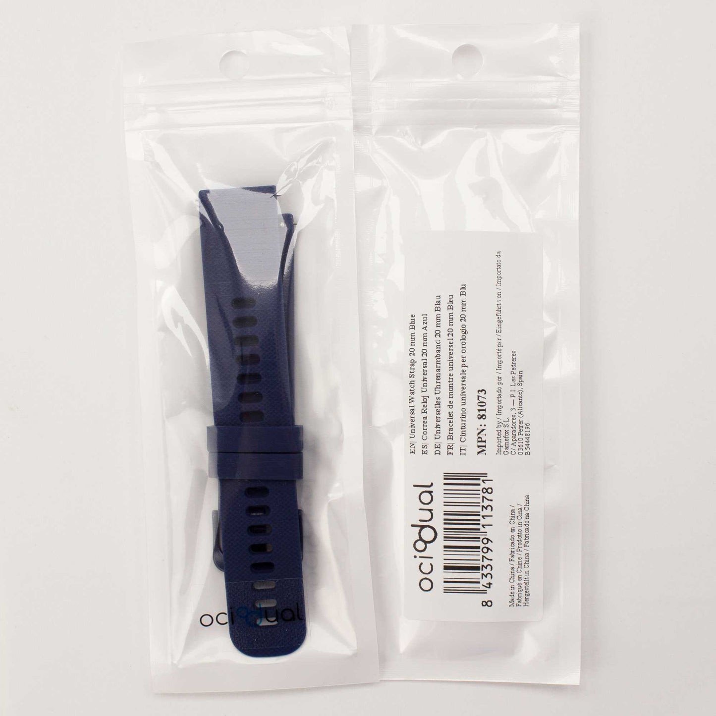 OcioDual Correa Reloj 20mm, Correa Smartwatch, Liberación Rápida, Correas Reloj Inteligente, Recambios para Relojes Inteligentes