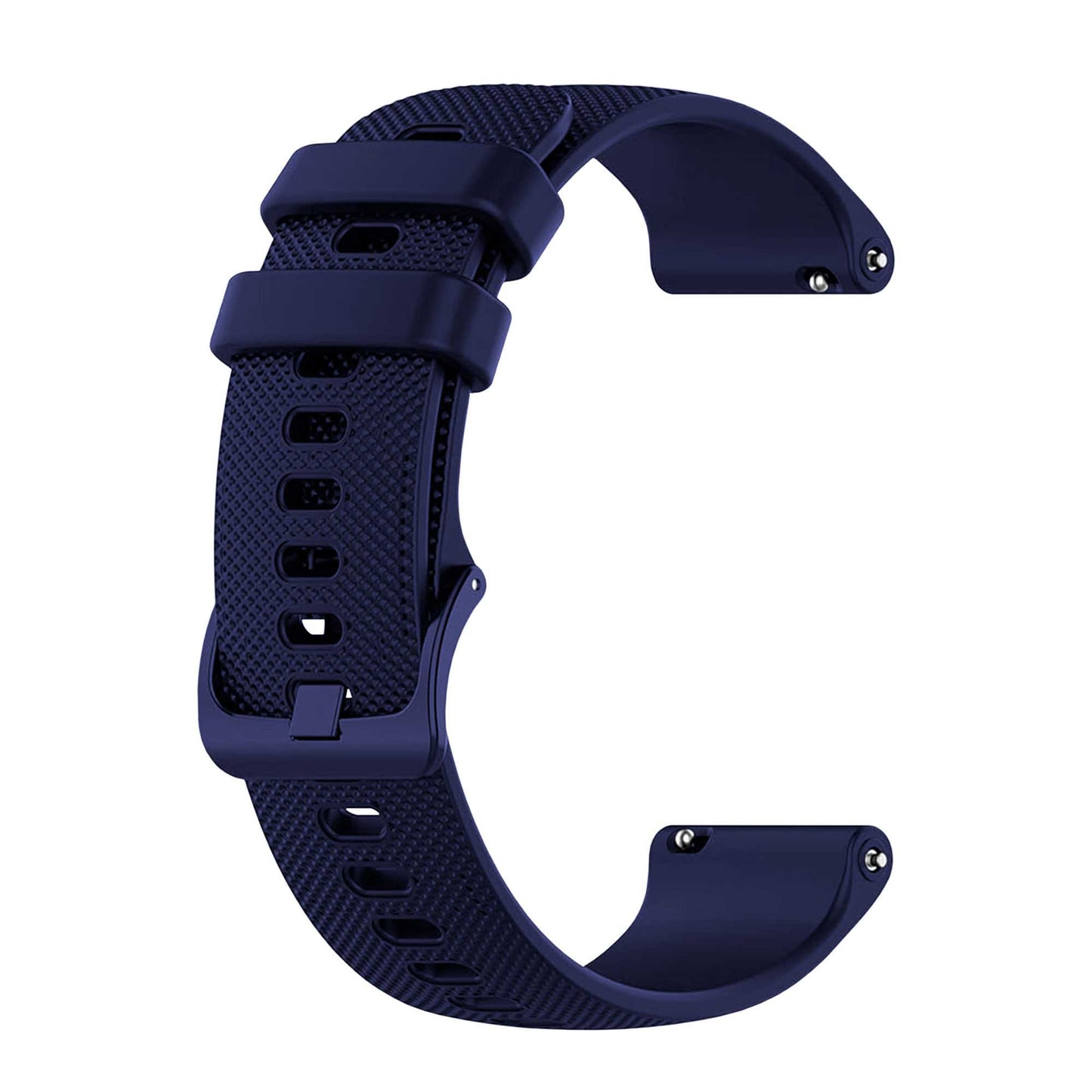 Correa Reloj de Silicona Color Azul de 22mm, Repuesto para Reloj Inteligente y Tradicional Universal, Liberación
