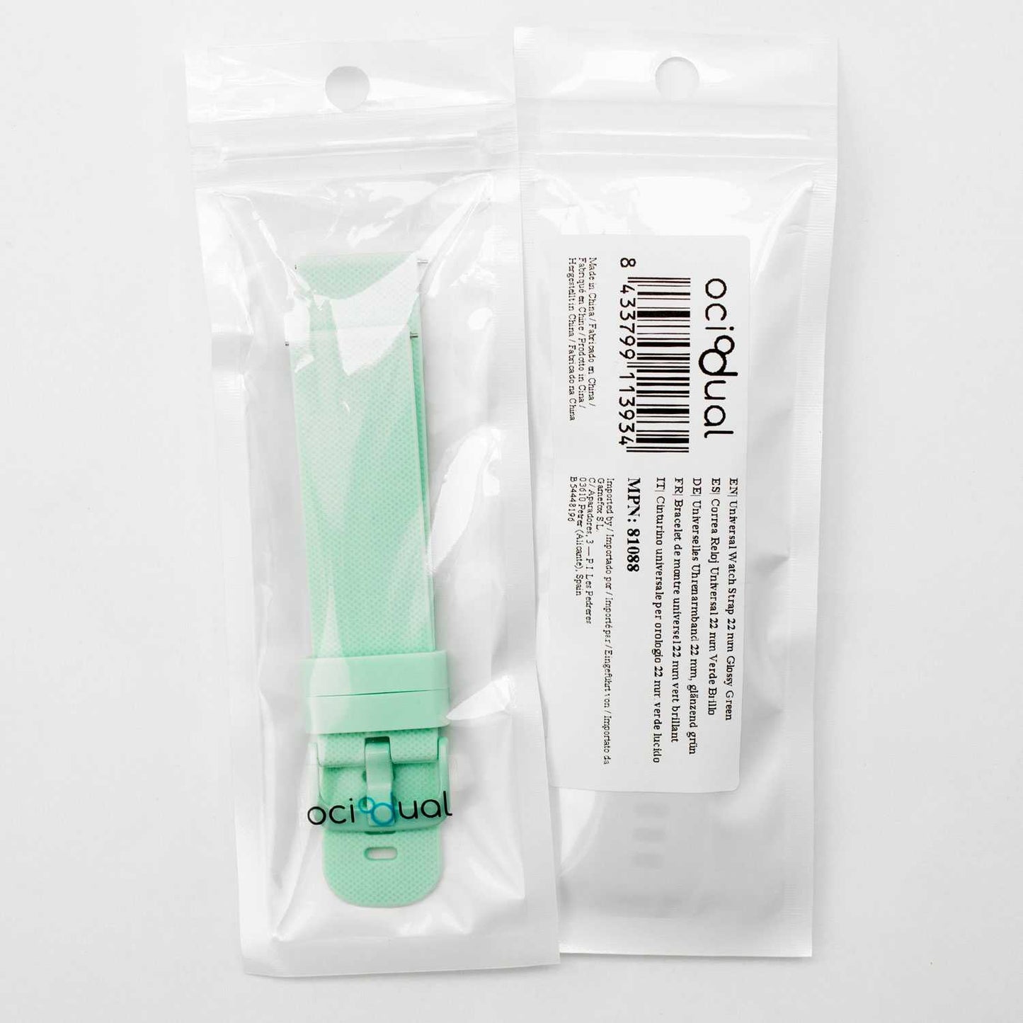 OcioDual Correa Reloj 22mm, Correa Smartwatch, Liberación Rápida, Correas Reloj Inteligente, Recambios para Relojes Inteligentes