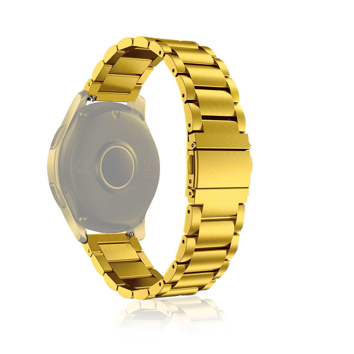 Correa Reloj Correa Metálica Acero Inoxidable Color Oro 22mm Correa Reloj Inteligente Reloj Hombre Smartwatch Mujer
