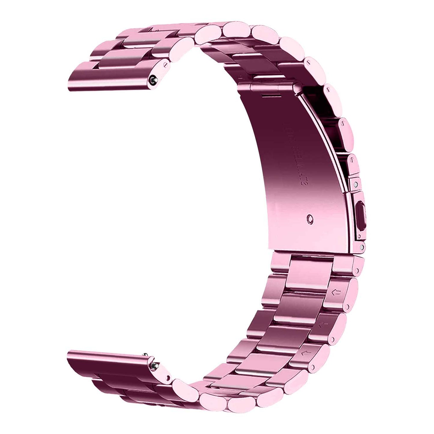 Correa Reloj Correa Metálica Acero Inoxidable Color Rosa 22mm Correa Reloj Inteligente Reloj Hombre Smartwatch Mujer
