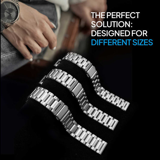 Correa Reloj Correa Metálica Acero Inoxidable Color Gris Oscuro 20mm Correa Reloj Inteligente Reloj Hombre Smartwatch Mujer