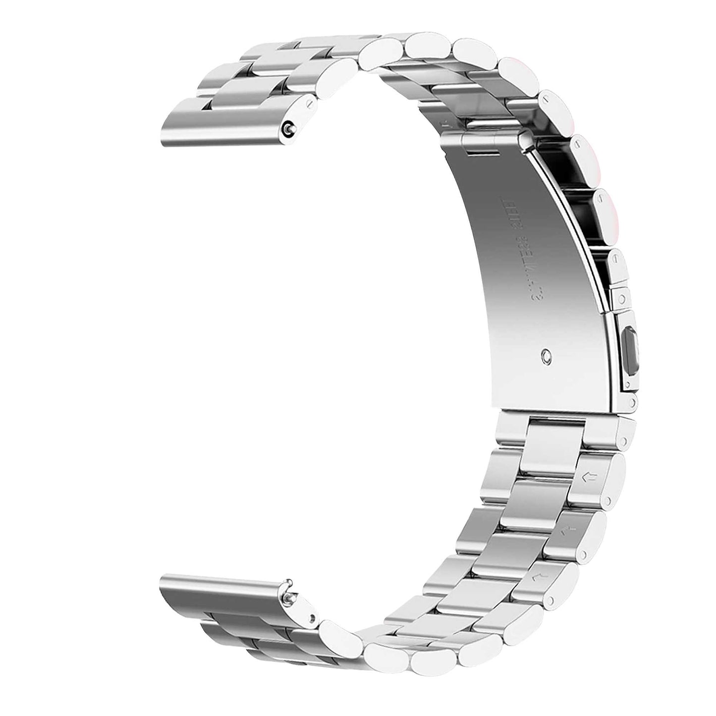 Correa Metálica para Reloj de Liberación Rápida, Pulsera Reloj de Acero Inoxidable de Color Plata, Medida: 18mm