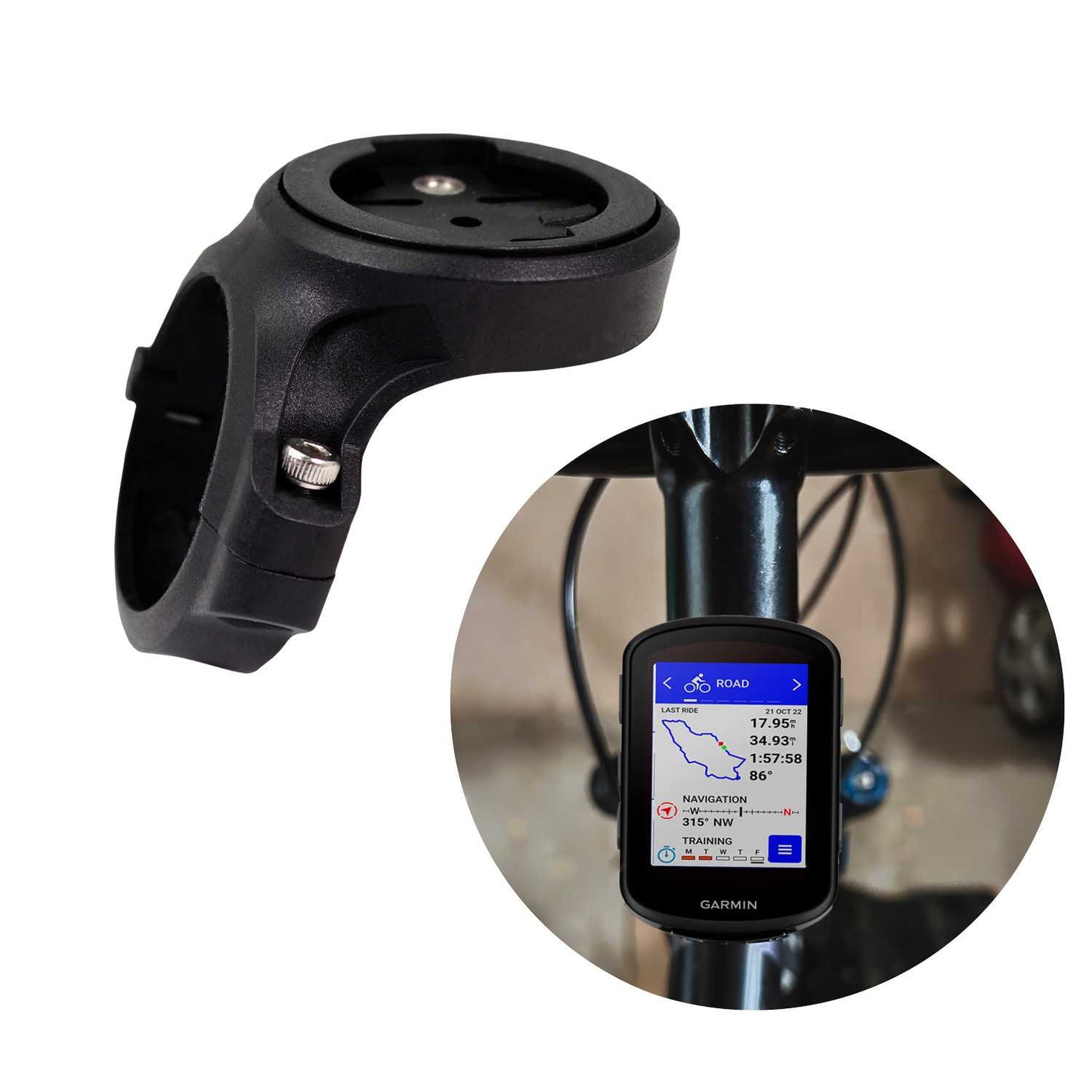 Soporte Edge Compatible con Dispositivos Garmin, Luces Varia RTL510 RTL515 RVR315, Compatible con accesorios GoPro