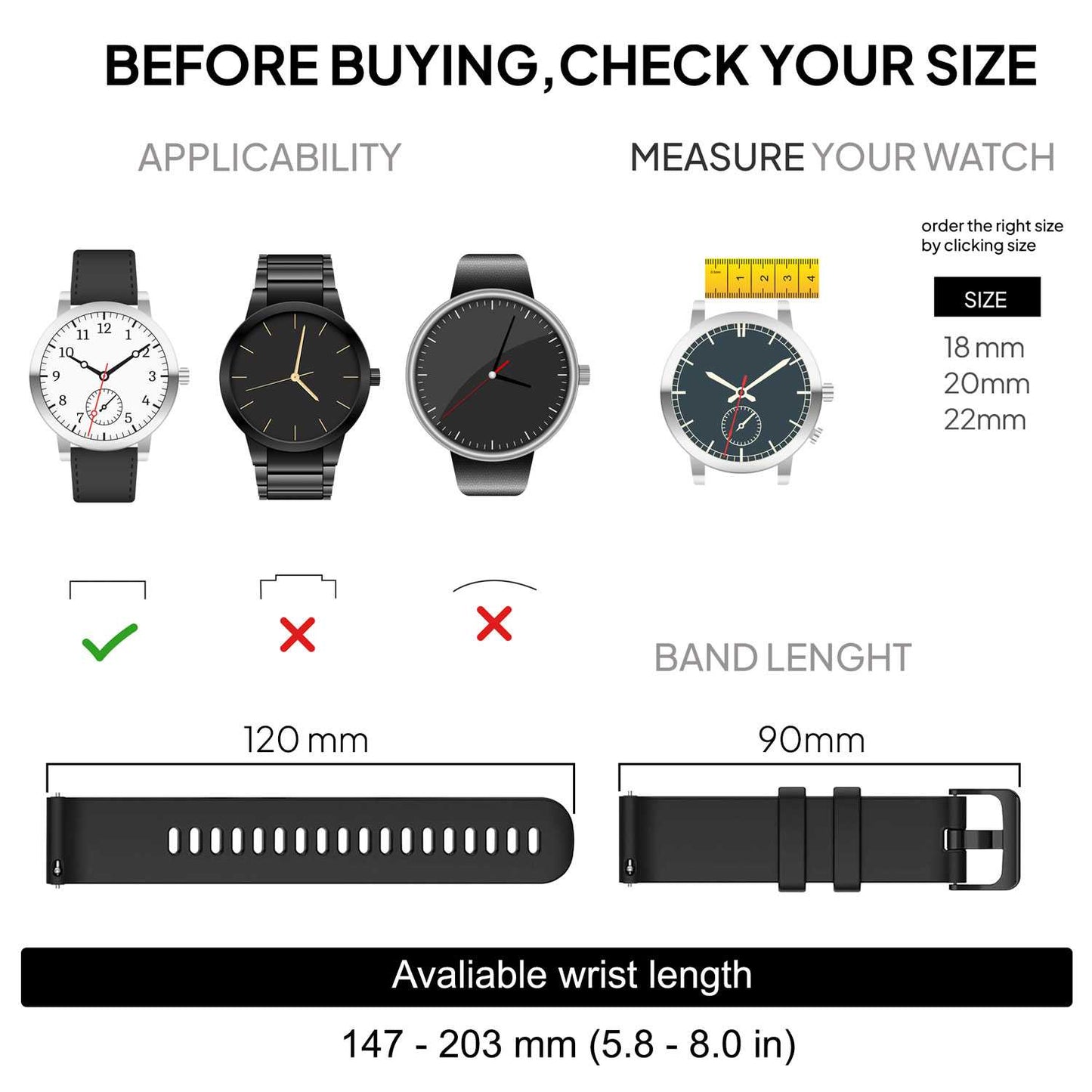 Pack de 3 Correas de Silicona para Reloj,20mm, Smartwatch con liberación rápida, Compatible con Amazfit, Garmin, Samsung Galaxy Watch, para Hombre y Mujer,Negro/Azul Oscuro/Burdeos