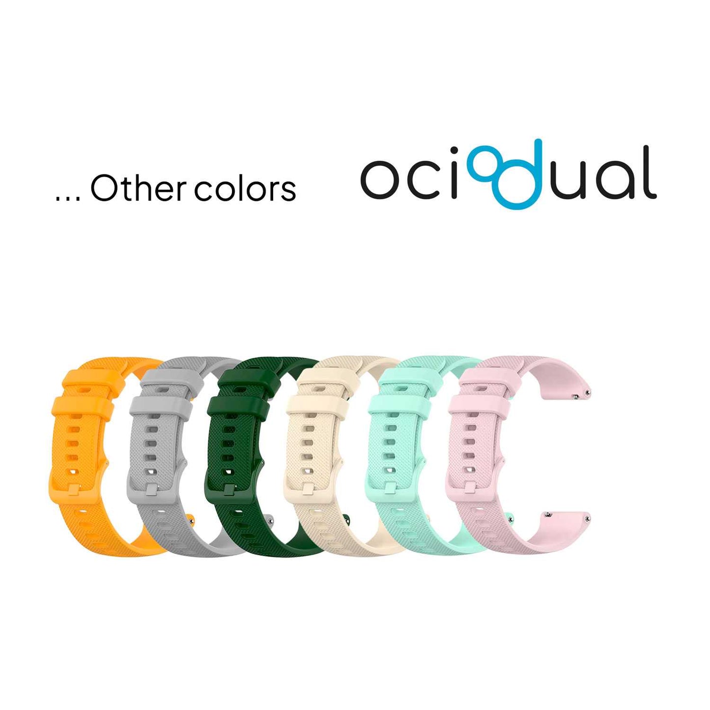 Pack de 3 Correas de Silicona para Reloj,20mm, Smartwatch con liberación rápida, Compatible con Amazfit, Garmin, Samsung Galaxy Watch, para Hombre y Mujer,Negro/Azul Oscuro/Burdeos