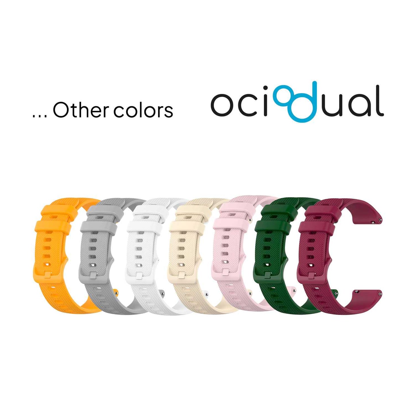 Pack de 3 Correas de Silicona para Reloj,20mm, Smartwatch con liberación rápida, Compatible con Amazfit, Garmin, Samsung Galaxy Watch, para Hombre y Mujer,Azul Oscuro/Negro/Turquesa