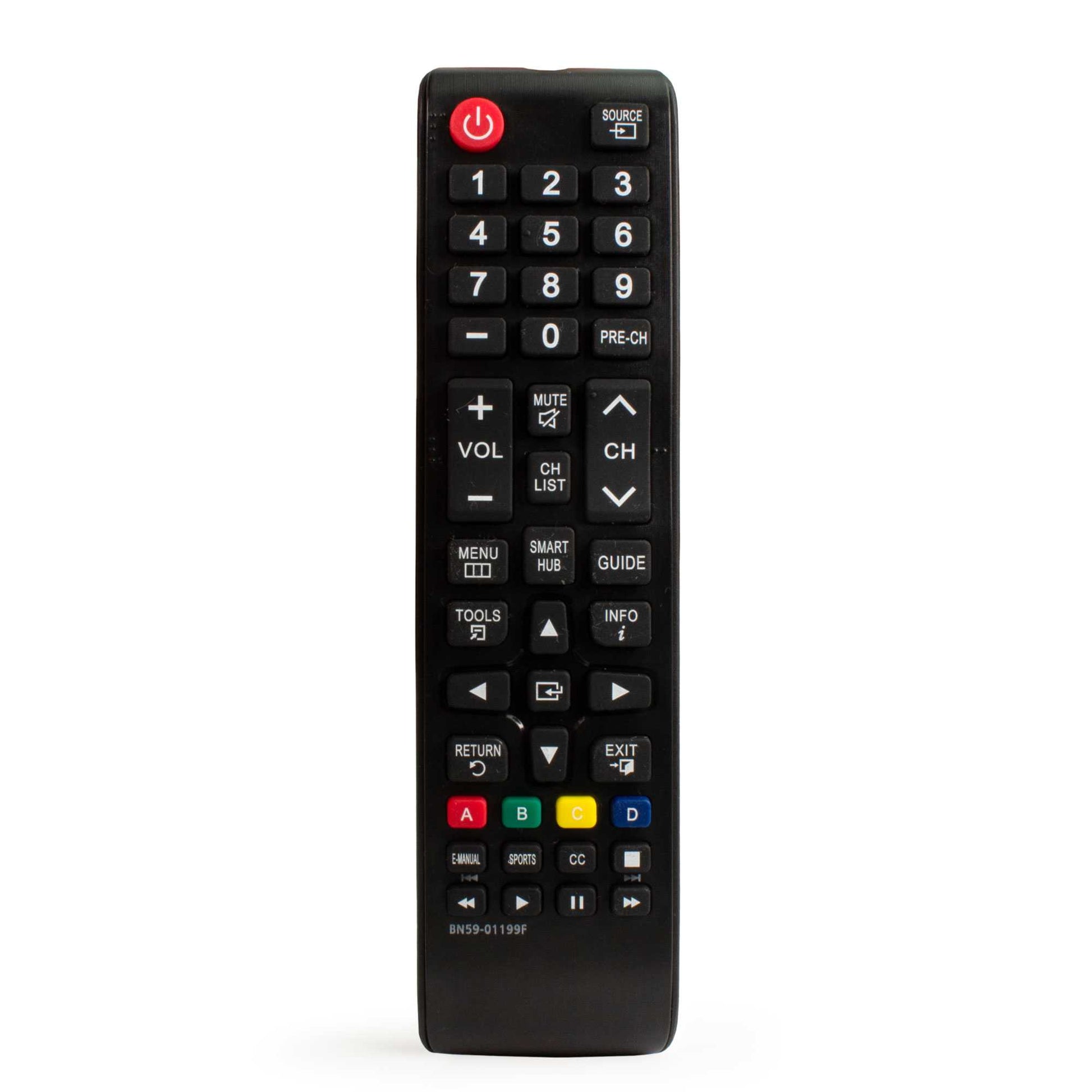 Mando Universal Compatible con TV Samsung BN59-01199F, LCD LED QLED 4K HDR TV Compatible con Samsung Smart TV, Mando Universal