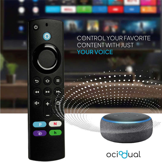 Mando para TV Firestick L5B83G con Función por Voz Alexa , Control Remoto Totalmente Compatible con Fire TV Stick 4K, 4K