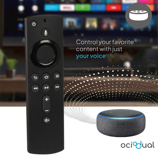 Mando para TV Firestick L5B83H con Función de Voz, Control Remoto Totalmente Compatible con Fire TV Stick 4K,Lite,2020,Cube
