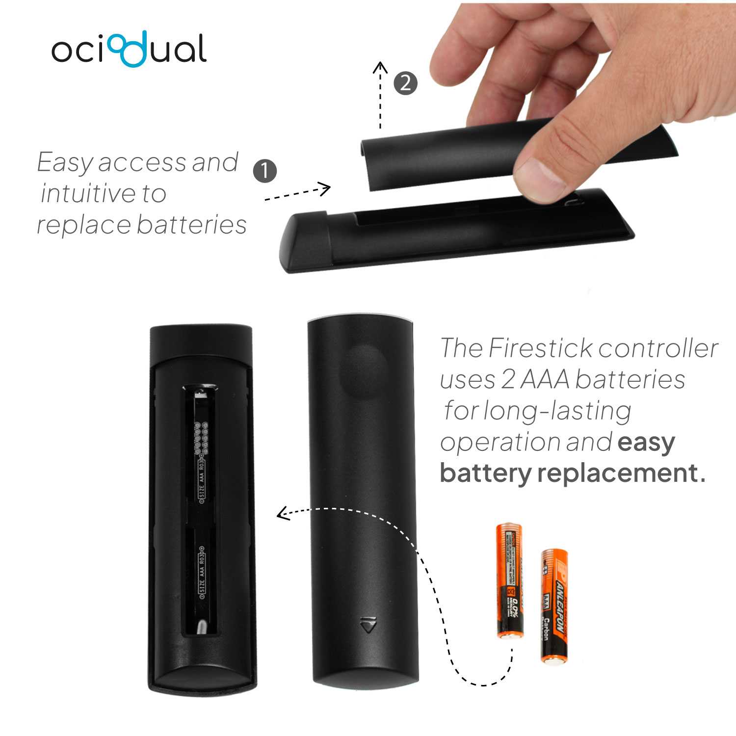 Mando para TV Firestick L5B83H con Función de Voz, Control Remoto Totalmente Compatible con Fire TV Stick 4K,Lite,2020,Cube