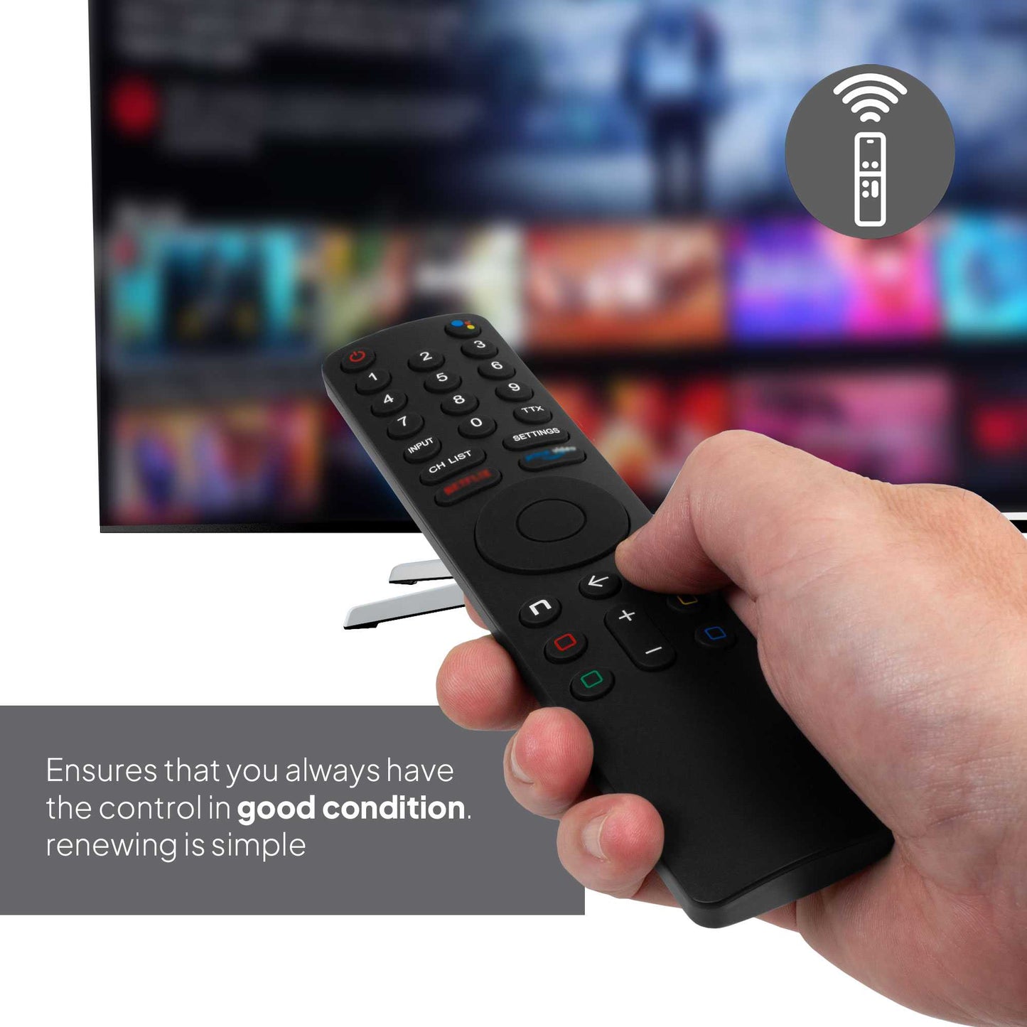 Mando a Distancia para Xiaomi TV XMRM-010 con Control de Voz,  Bluetooth, Google Voice Assistant, Compatible con Mi TV 4S