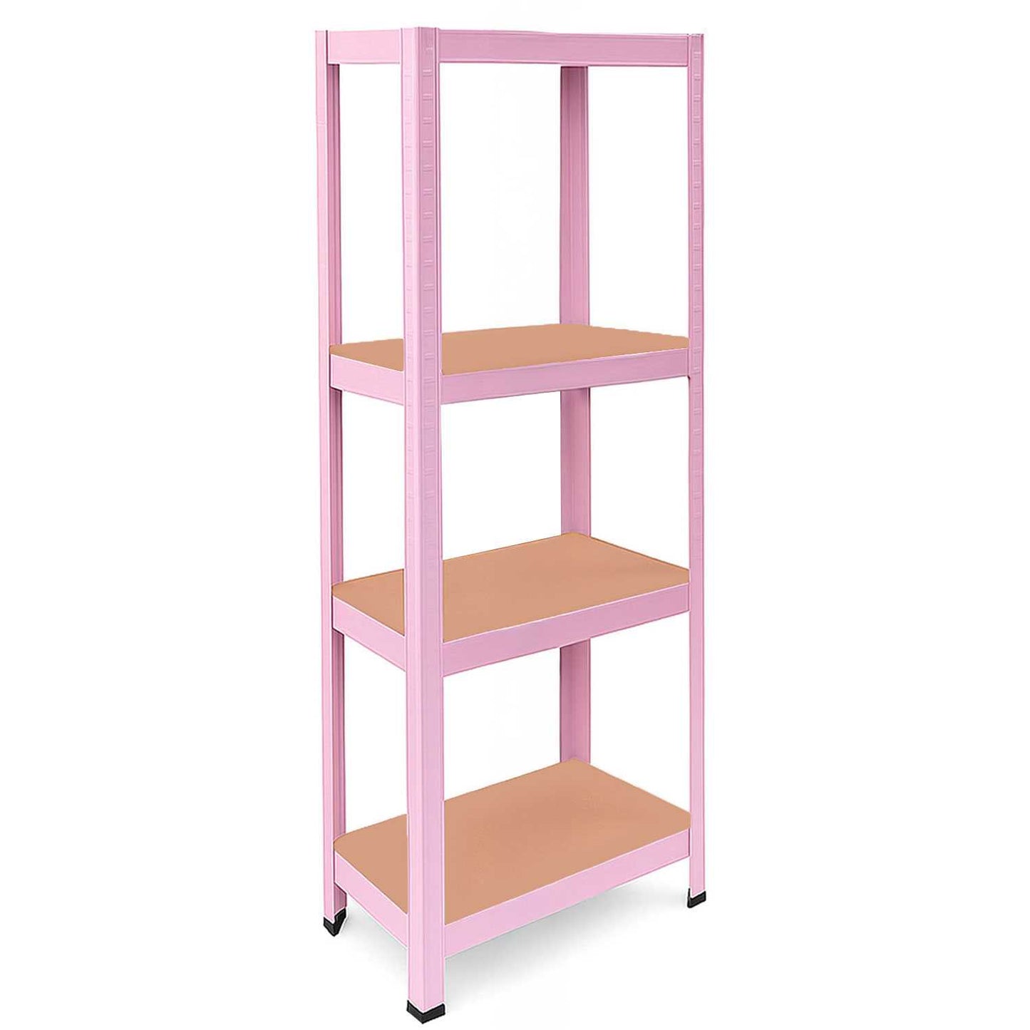 OcioDual Estanteria Metalica Rosa Tiny, Estanteria Almacenaje Trastero, 150x60x30cm, Estante Cocina, Estanterias Almacenaje