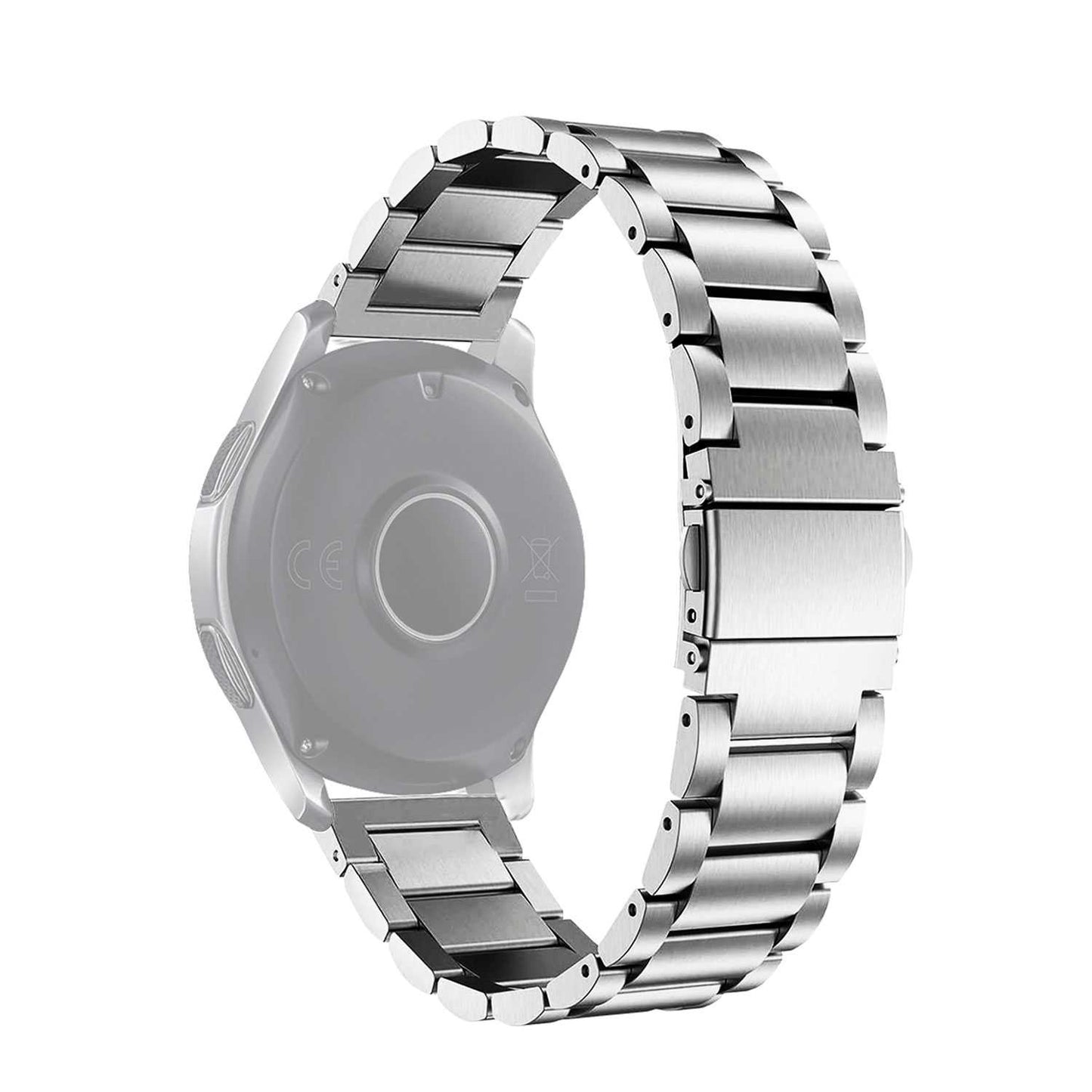 Correa Reloj Correa Metálica Acero Inoxidable Color Plata 24mm Correa Reloj Inteligente Reloj Hombre Smartwatch Mujer