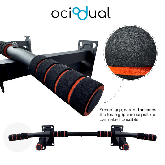 Barra Dominadas, Gimnasio en Casa, Barra Dominadas Pared, Anclaje con Tornillos, Ejercicio en Casa, Hogar Trx Calistenia