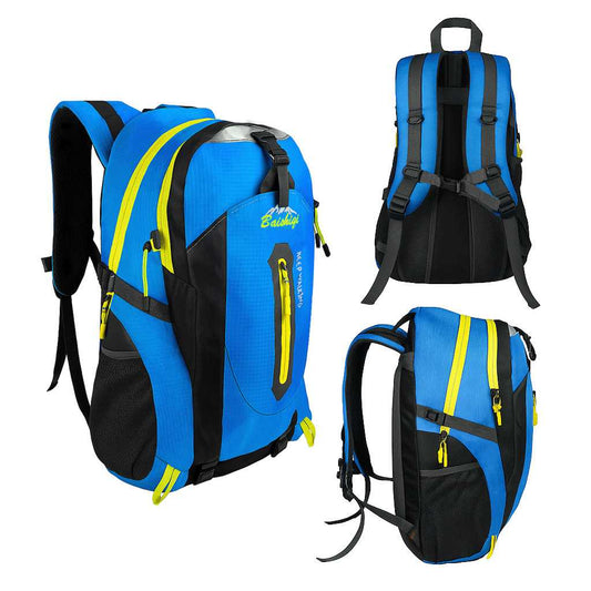 Mochila Senderismo 30L Azul Ligera Impermeable Mochila Viaje Supervivencia Plegable Mochila Mujer Camping Mochila Hombre