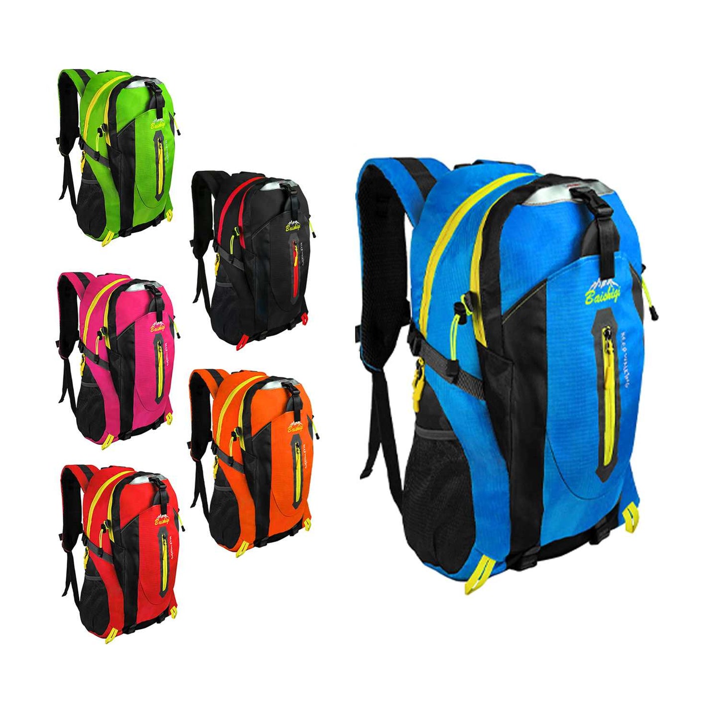 Mochila Senderismo 30L Azul Ligera Impermeable Mochila Viaje Supervivencia Plegable Mochila Mujer Camping Mochila Hombre