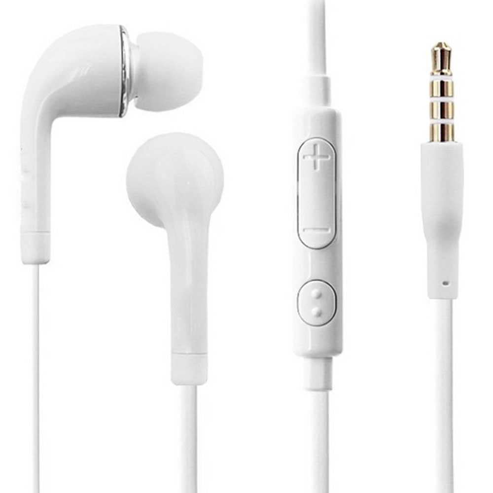 Auriculares con Micrófono compatible con Smartphone / MP3 / Radio Blanco